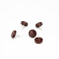 Подпятник пластмассовый d=20 mm (коричневые)