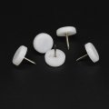 Подпятник пластмассовый d=20 mm (белые)
